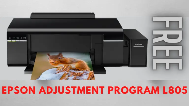 Epson L805 Adjustment Program