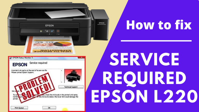 Service required Epson L220