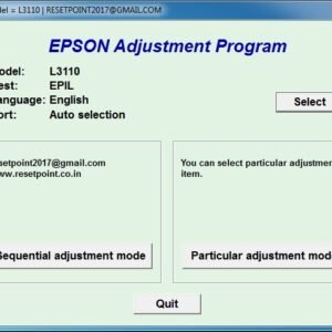 Epson L3110 Adjustment Program