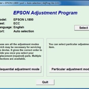 Epson L1800 Resetter Download
