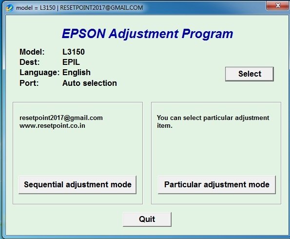 Epson L3156 Resetter Download
