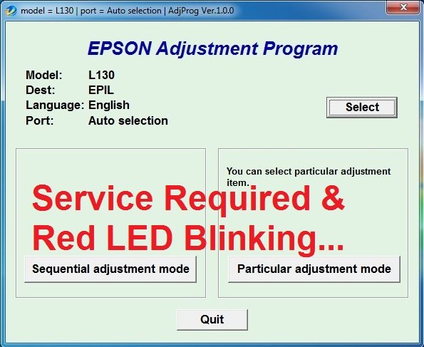 Epson L130 Resetter Download