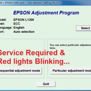 Epson L1300 Resetter Download